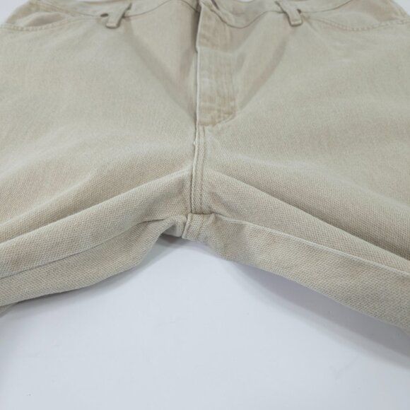 WRANGLER 13MWZTN MEN'S SIZE 40X30 PREWASHED TAN COWBOY CUT ORIGINAL FIT JEANS - Picture 9 of 16